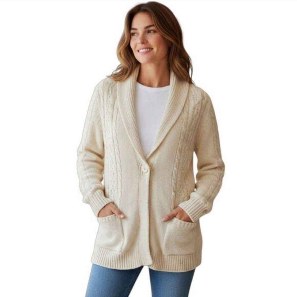 MATIX CREAM CARDIGAN SZ.XS EUC.